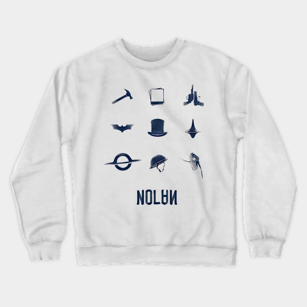 Christopher Nolan movies Crewneck Sweatshirt by Tvmovies 